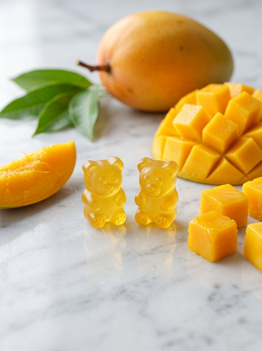Vegane Bärchen Mango-Geschmack
