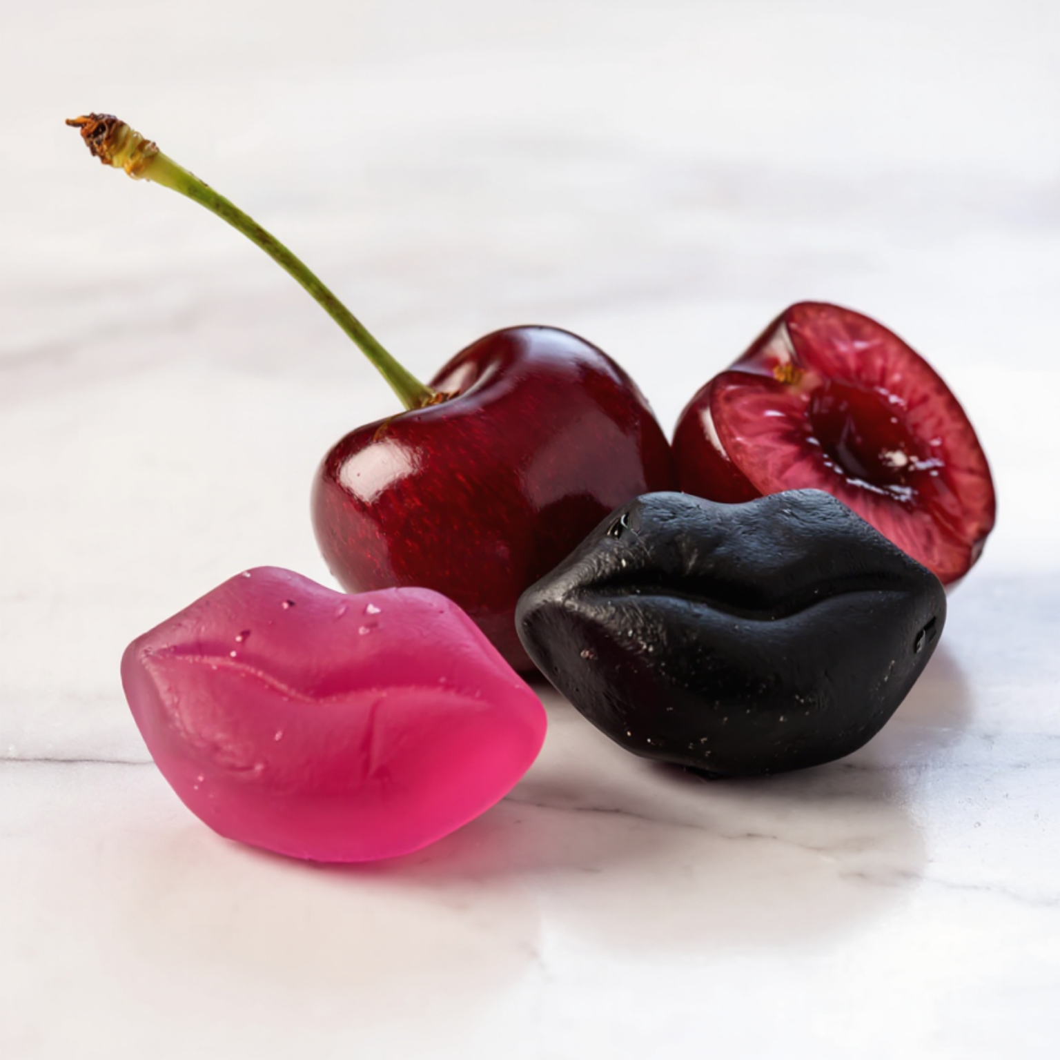 Veganes premium Fruchtgummi Kirschgeschmack ohne Gelatine 